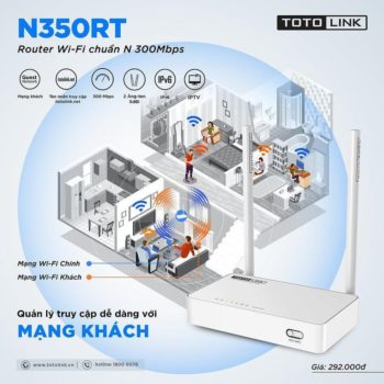 Router Wifi Totolink N350RT