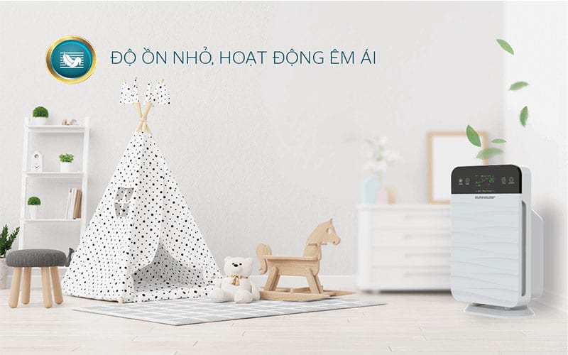 Top 3 máy lọc không khí SUNHOUSE đáng mua nhất năm 2021 5 Máy lọc không khí SUNHOUSE hoạt động và vận hành êm ái