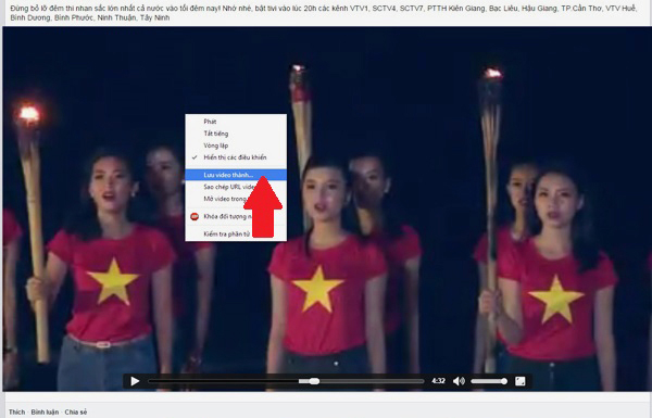 Lưu video về máy