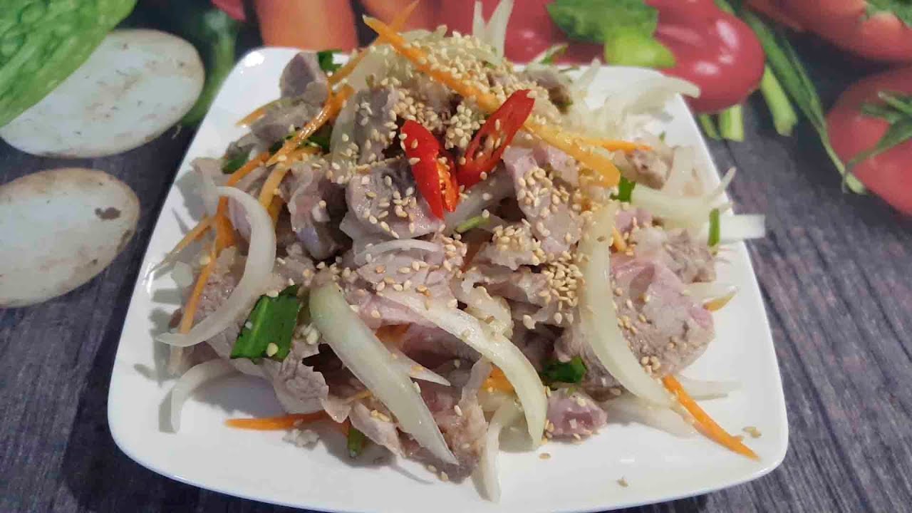 Cách làm bò tái chanh Cách làm bò tái chanh