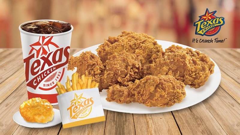 Texas Chicken có ngon không? Menu, Bảng giá, Địa chỉ, Phục vụ 2 Món gà truyền thống của Texas thơm ngon hảo hạng