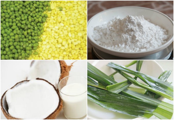 Nguyên liệu làm bánh da lợn Nguyên liệu làm bánh da lợn