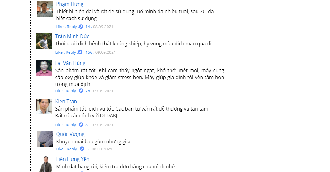 Review chi tiết máy tạo oxy gia đình DEDAKJ 6 Người dùng nói gì về máy tạo oxy gia đình DEDAKJ?
