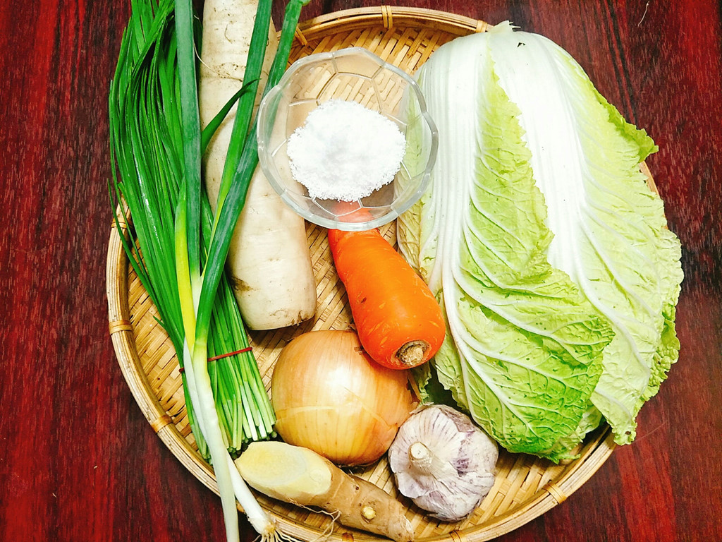 Nguyên liệu làm cải thảo Nguyên liệu làm cải thảo