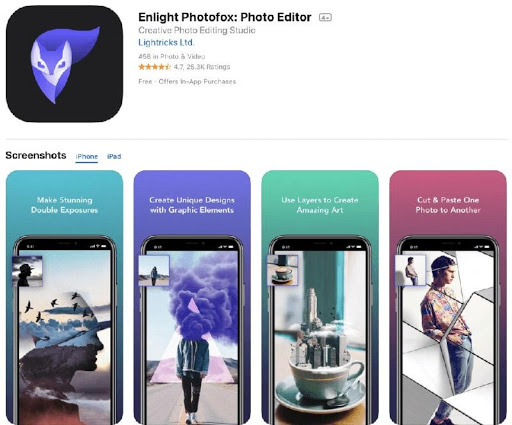 Top 10 phần mềm chỉnh sửa ảnh tốt nhất cho cả iPhone và Android 10 Ứng dụng phần mềm Enlight Photofox