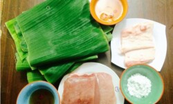 Các nguyên liệu cách làm chả lụa
