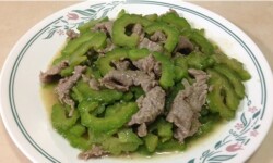 Bò né khổ qua có lợi như thế nào?