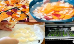 Cách tiến hành thực hiện làm rau củ sấy bằng lò nướng