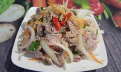 Cách làm bò tái chanh
