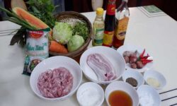 Nguyên liệu cần có cho món chả nướng