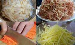 Nguyên liệu làm nộm sứa hoa chuối