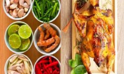 Nguyên liệu trong cách ướp gà nướng than bằng than hoa